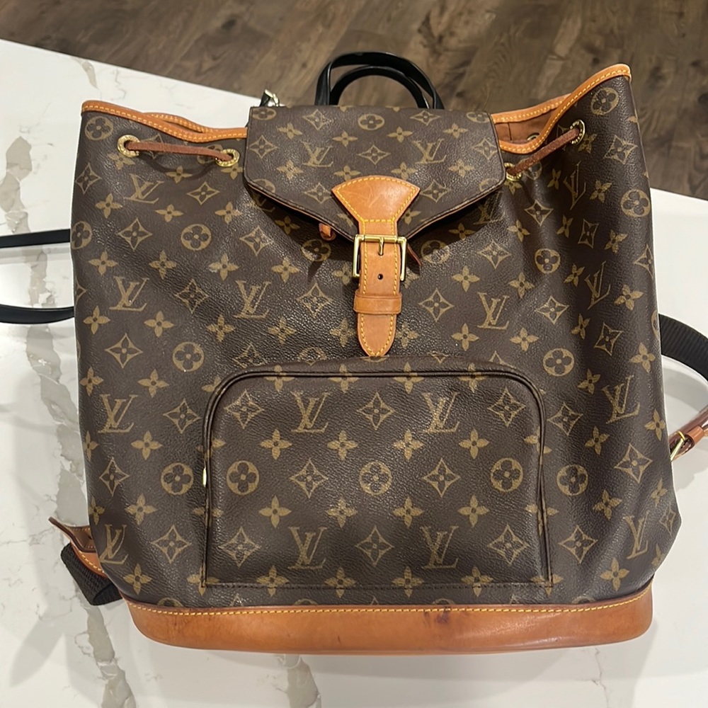 Authentic Louis Vuitton Montsouris Backpack GM